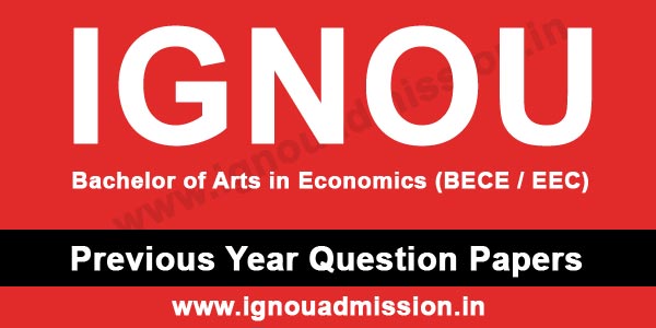 IGNOU BA Economics Question Paper