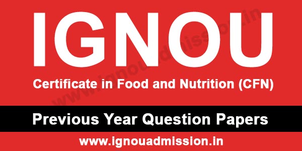 IGNOU CFN Question Paper