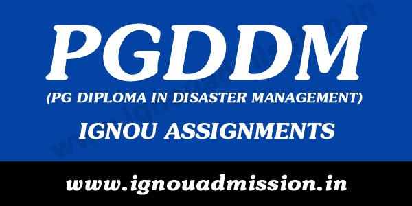 IGNOU PGDDM Assignment