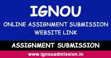 ignou assignment online link