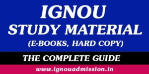 IGNOU Study Material 2024 (English / Hindi) | IGnouAdmission.in