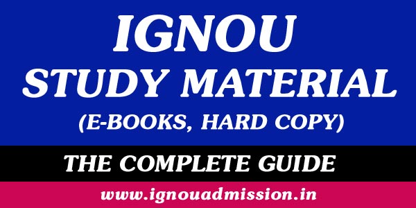 Ignou bts study material download