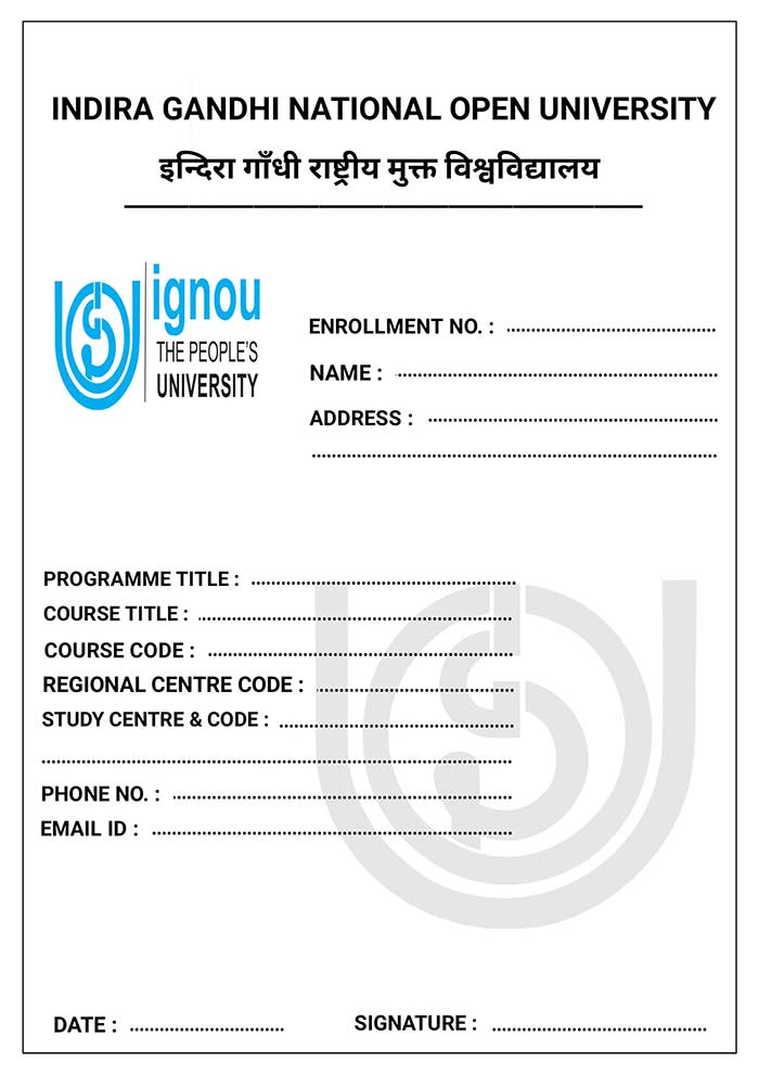 ignou assignment received to be processed