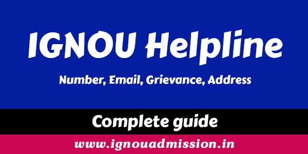 ignou assignment helpline number delhi