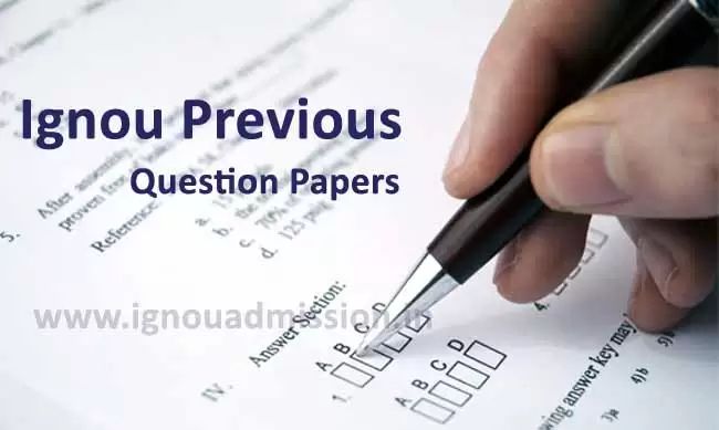 Download Ignou previous Year Question papers