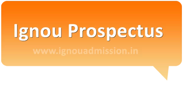 IGNOU Prospectus 2024 - BAG, MA, BA, MBA, B.Ed, BSCN(PB)