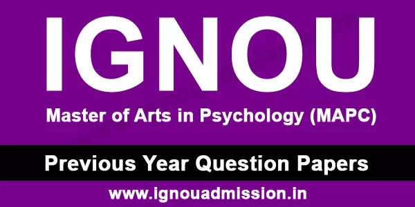 IGNOU MAPC Question Paper